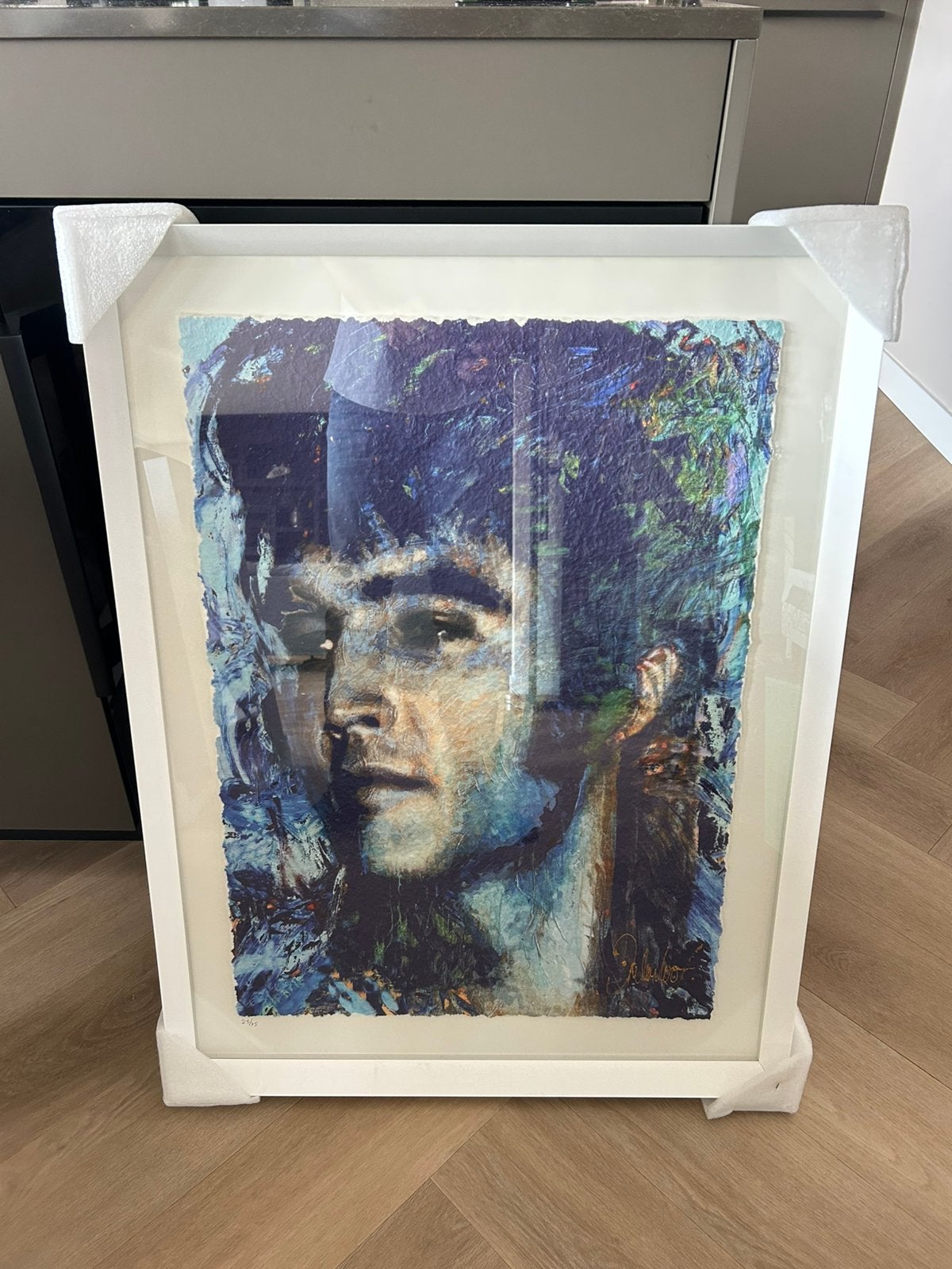 Peter Donkersloot zeefdruk ‘Elvis’ 23/35, ingelijst, Ophalen, Figuren, Papier/karton, Zeefdruk