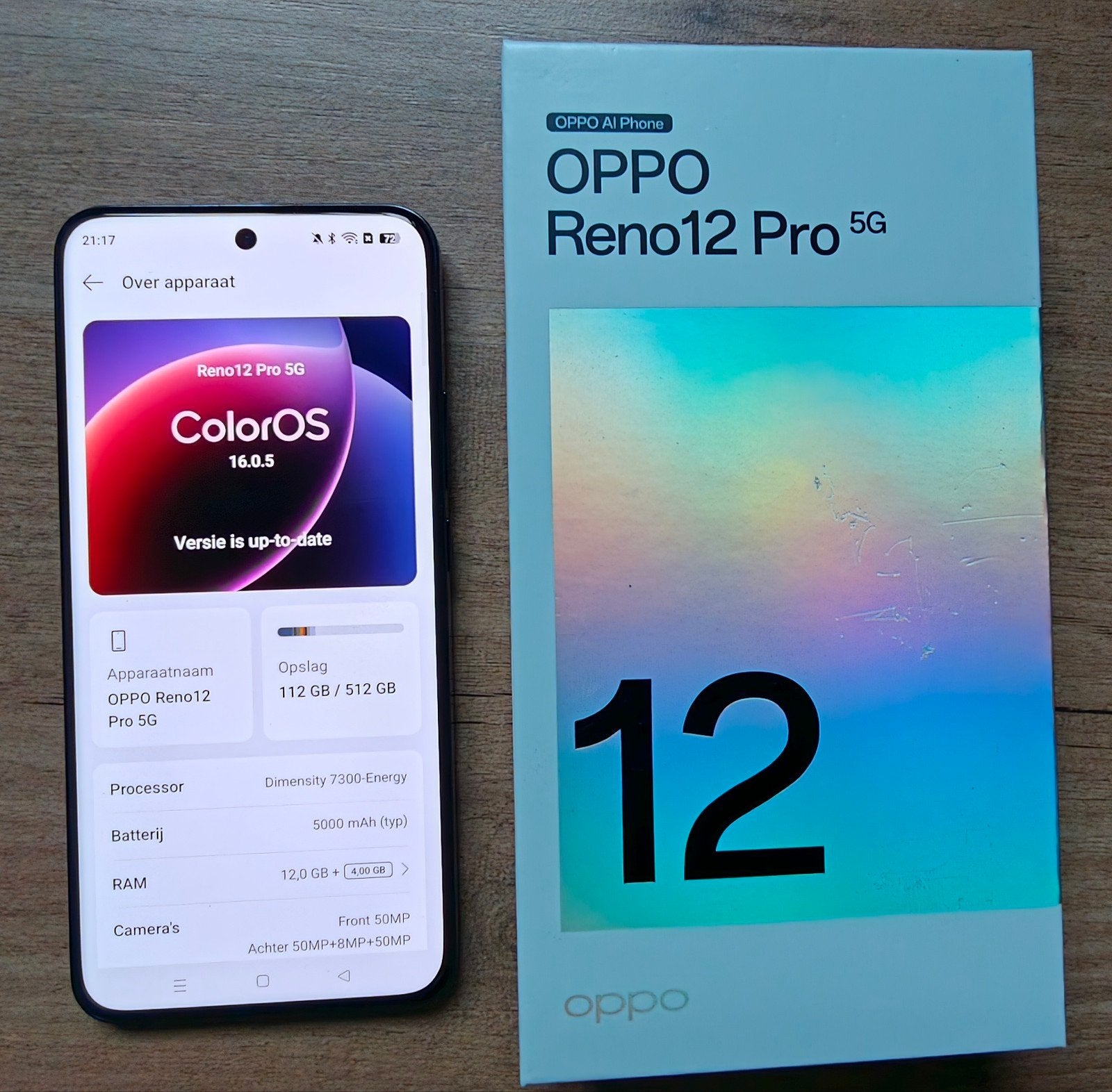 Oppo Reno12 pro 5G, 512GB, ZGAN, Telecommunicatie, Mobiele telefoons | Overige merken, Ophalen of Verzenden, Zo goed als nieuw