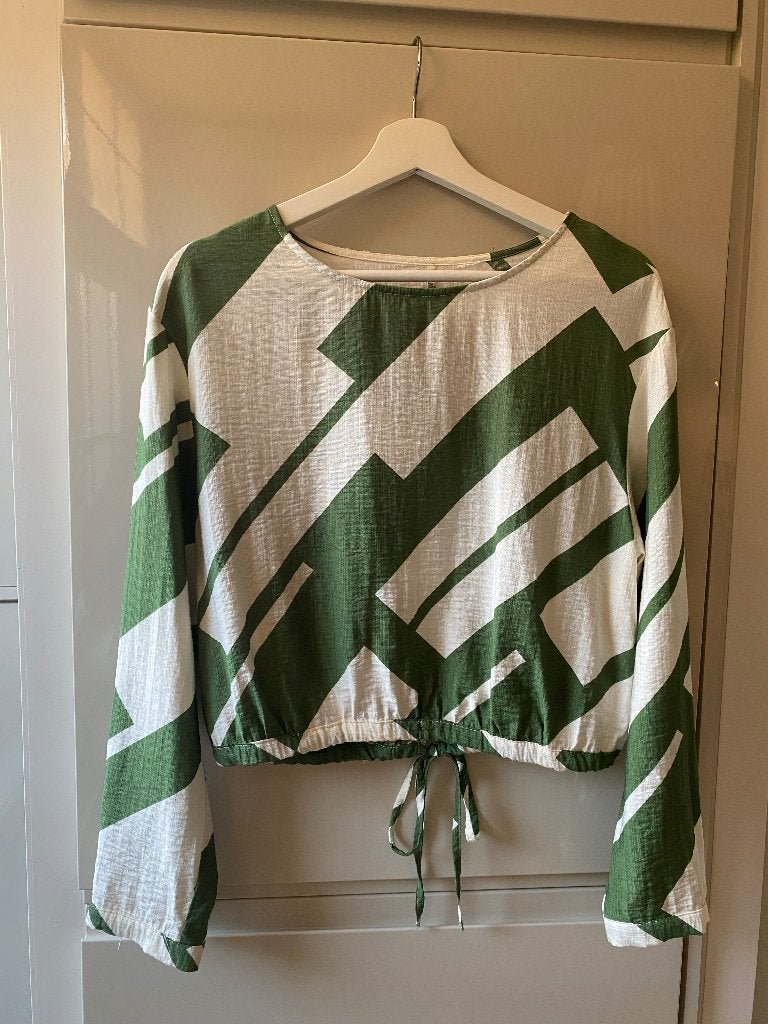Primark top / blouse groen, Primark, Ophalen of Verzenden, Zo goed als nieuw, Maat 36 (S)