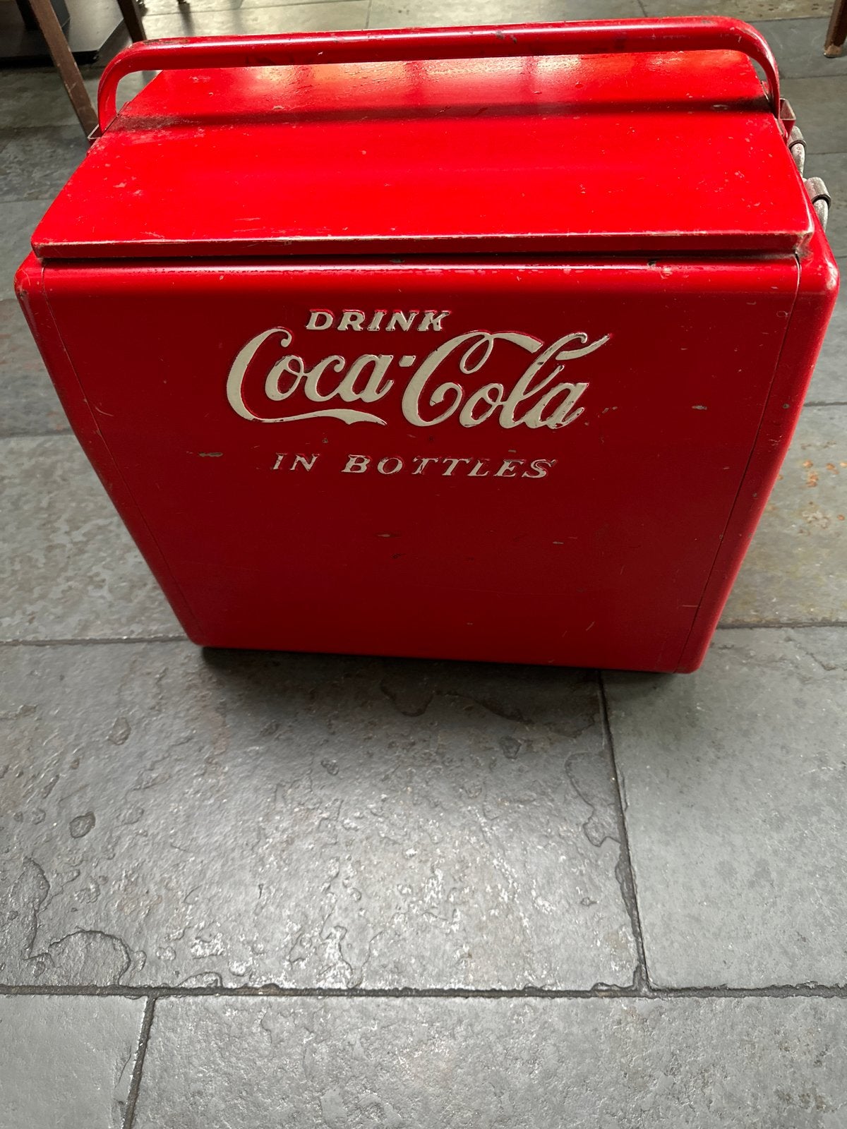 Vintage Coca-Cola koelbox - Rood, authentiek design, Ophalen