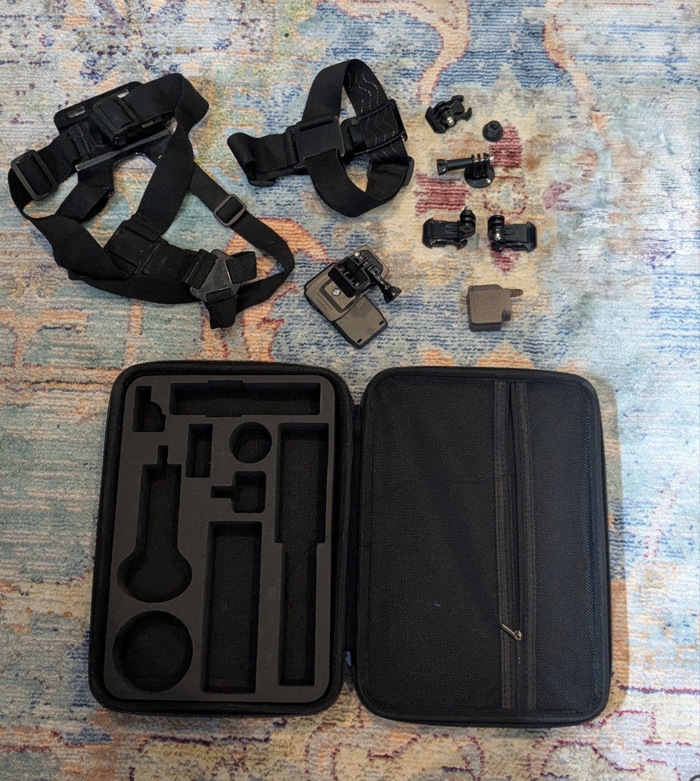 GoPro Borst- en Hoofdbevestiging met Accessoires, Ophalen of Verzenden, Zo goed als nieuw, GoPro