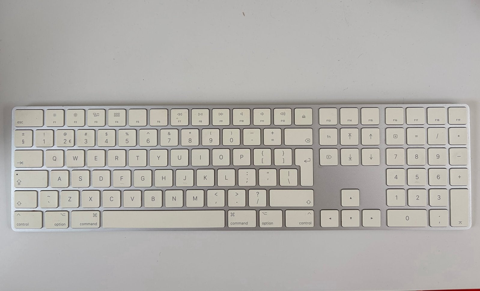 Apple Magic draadloze Keyboard met numeriek toetsenblok, Computers en Software, Toetsenborden, Ophalen, Gebruikt, Draadloos, Qwerty