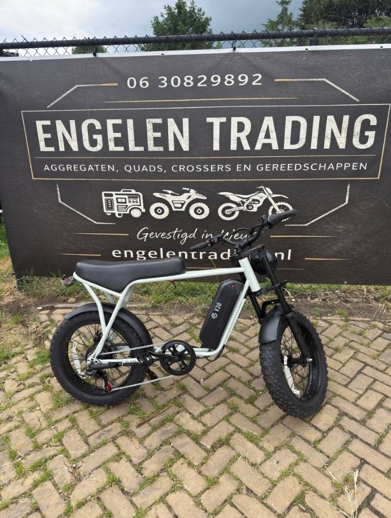 Fatbike cruiser 250w 25kmpu met gashandel nieuw, Ophalen, ., ., Schijfrem