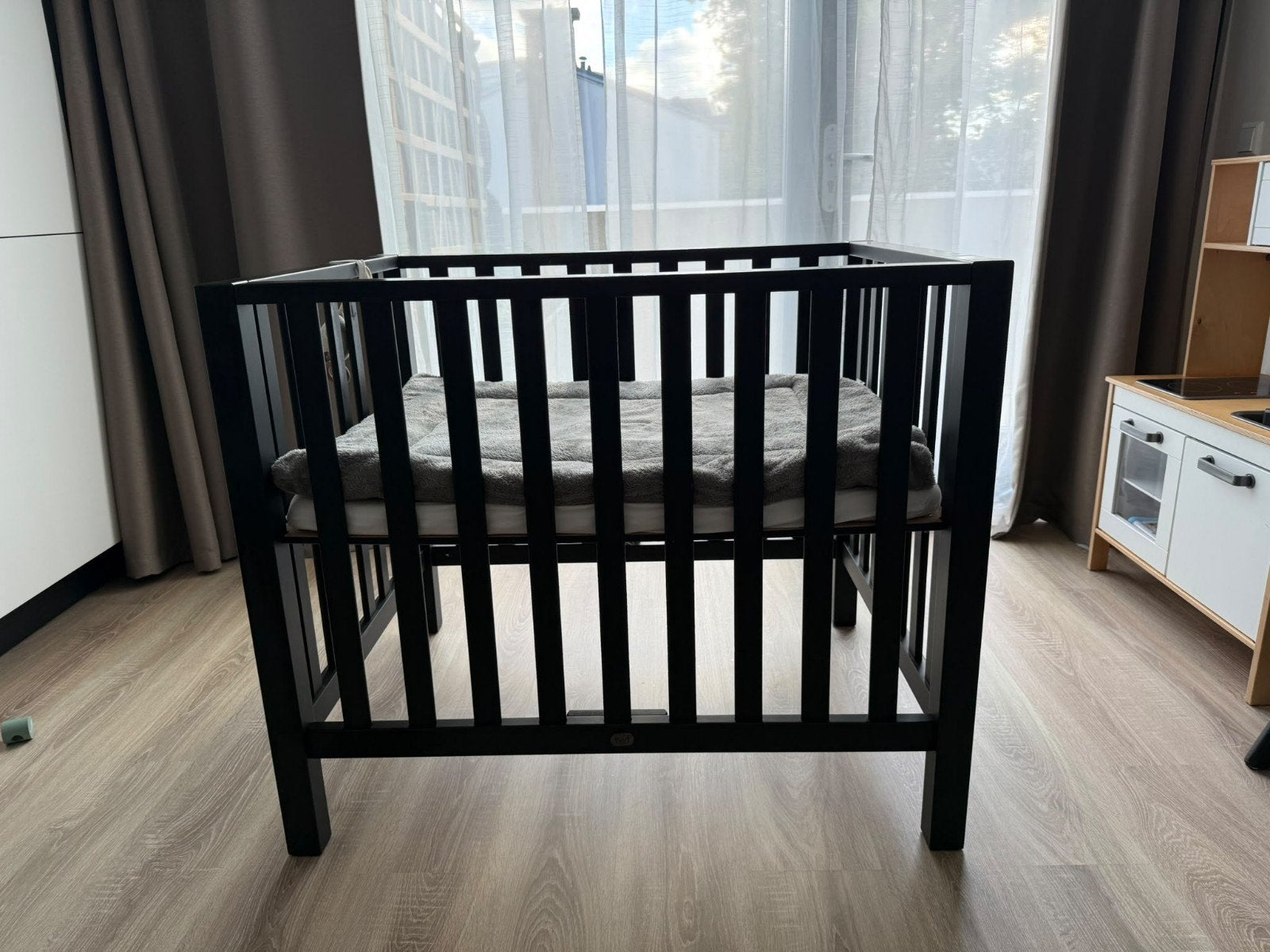 Baby box TWF, Ophalen, Zo goed als nieuw, Vierkant, In hoogte verstelbaar