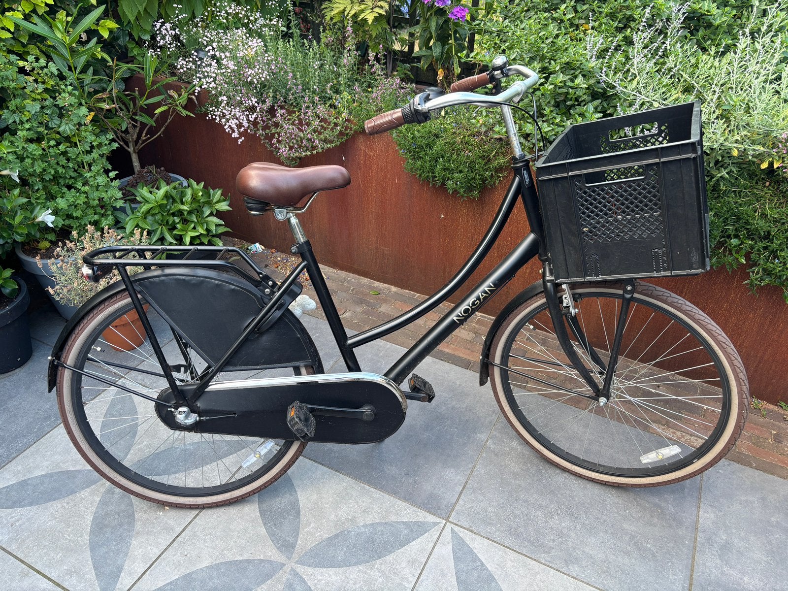 Nogan meisjessfiets 26 inch met 3 versnellingen, Terugtraprem, Gebruikt, Versnellingen, Ophalen