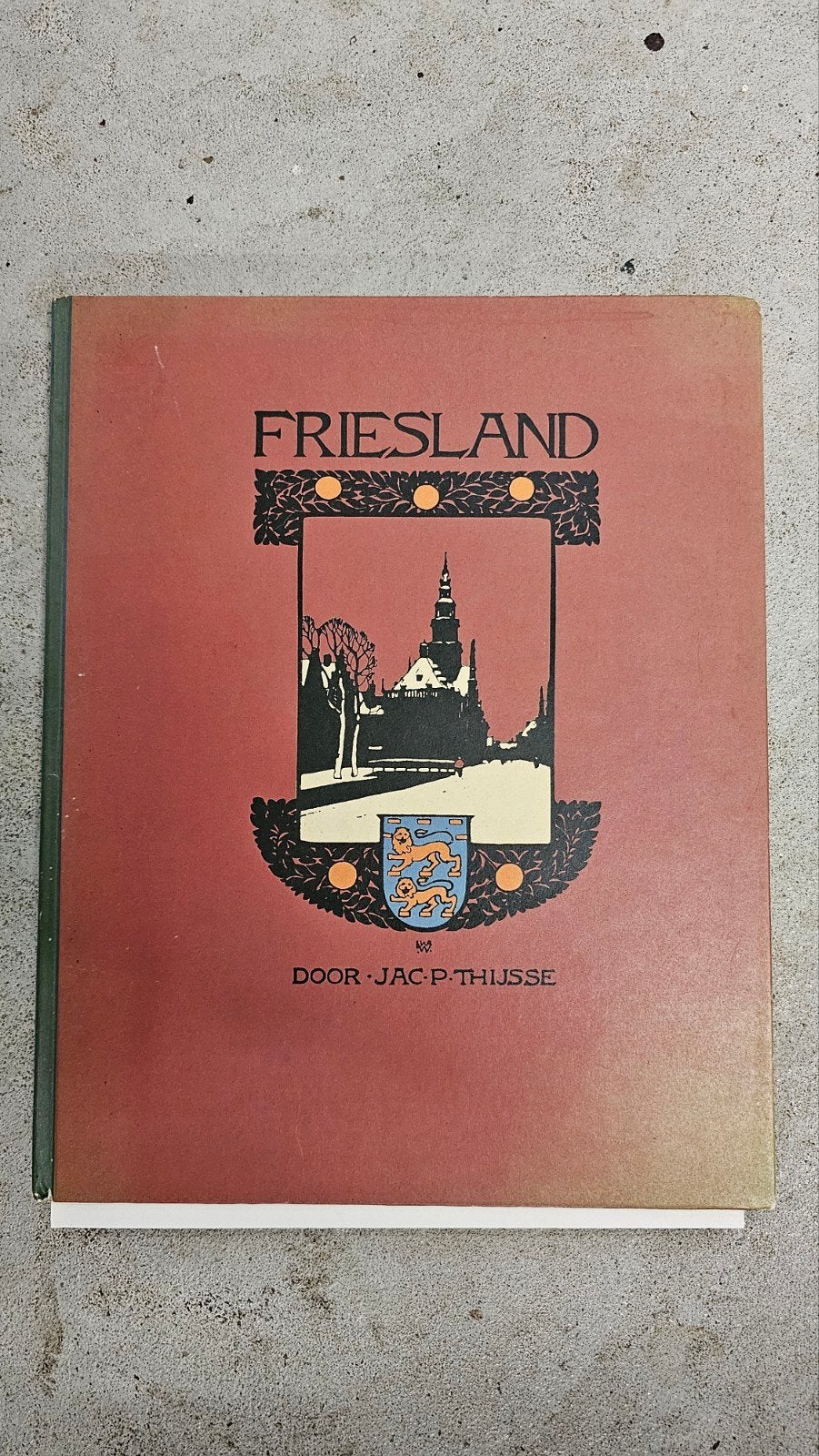 Friesland door Jac. P. Thijsse - Verkade Album 1918, Boeken, Ophalen of Verzenden, 20e eeuw of later, Gelezen, Jac. P. Thijsse