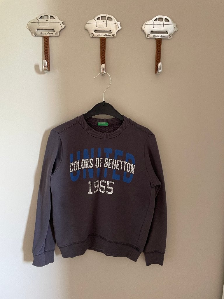 Trui maat 122 Benetton, Kinderen en Baby's, Kinderkleding | Maat 122, Ophalen, Trui of Vest, Zo goed als nieuw, Jongen