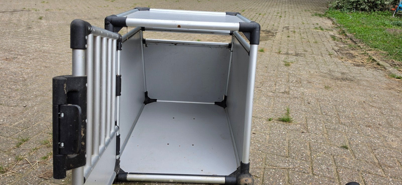 Trixie alu. hondenbench  H64, diepte 64,  B64, Ophalen, Zo goed als nieuw
