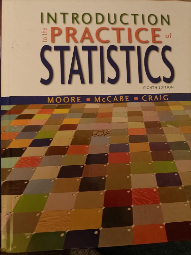 Introduction to the practice of statistics, Ophalen of Verzenden, Beta, Zo goed als nieuw, WO