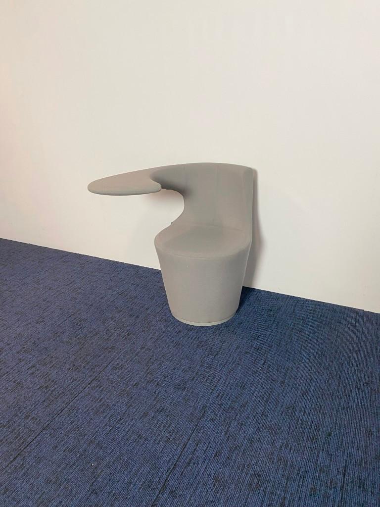 Fauteuil Felicerossi - armchair - grijze stoffering, Ophalen, Gebruikt, 75 tot 100 cm, 50 tot 75 cm
