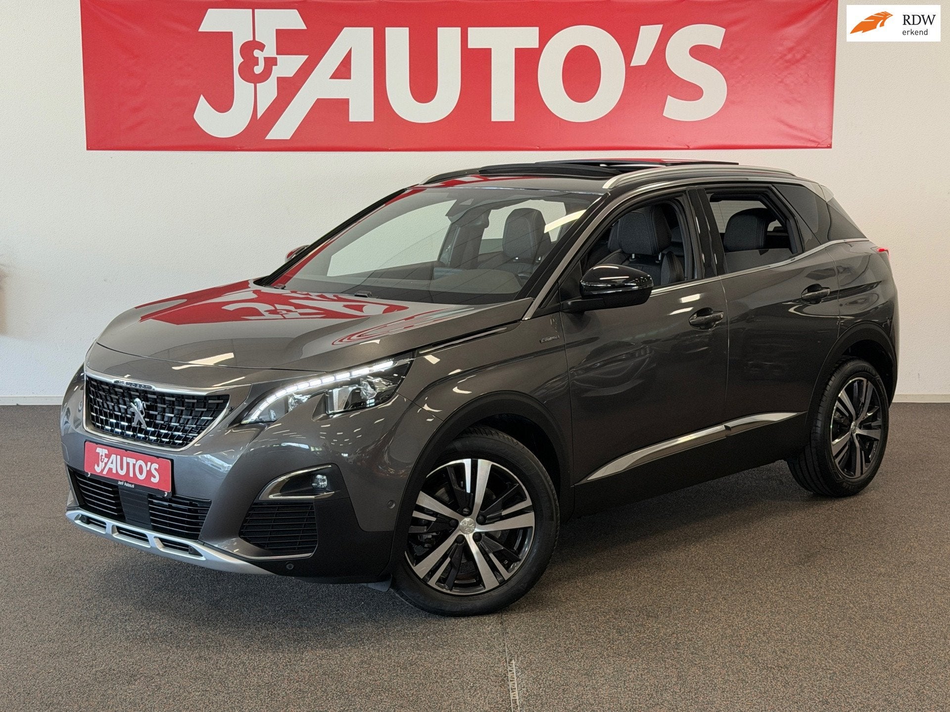 Peugeot 3008 1.2 PureTech GT Line, Gebruikt, 1199 cc, Met garantie (alle), Leder en Stof