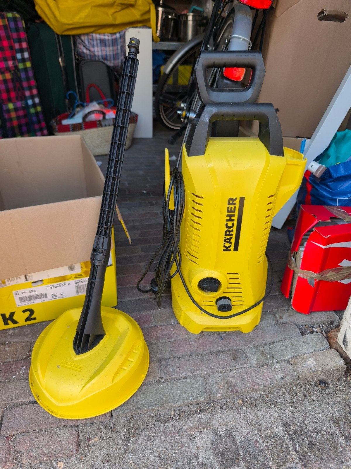 Kärcher K2 hogedrukreiniger – weinig gebruikt – zonder hoged, Ophalen, Zo goed als nieuw, Elektrisch, Kärcher
