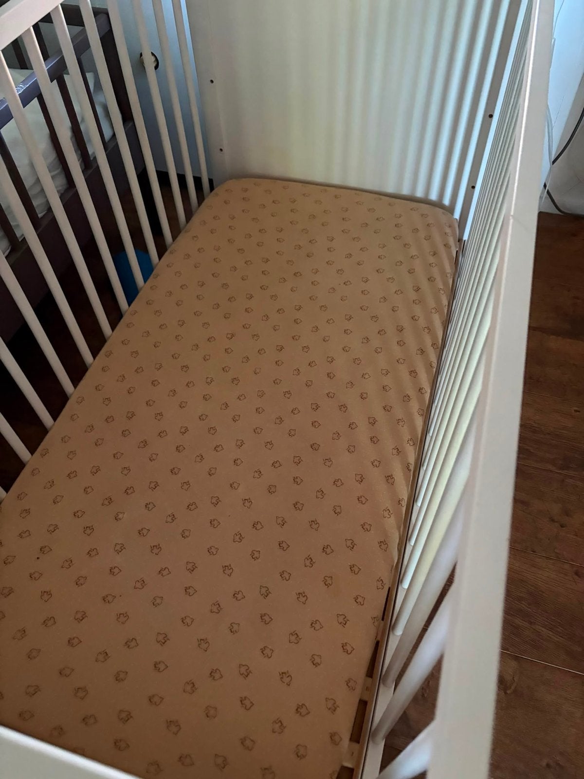 IKEA SUNDVIK Ledikant 60x120 cm - Wit, verstelbare bodem, Ophalen, Gebruikt, Ledikant