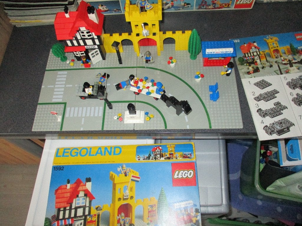 lego Set 1592 Town Square, Ophalen of Verzenden, Gebruikt, Complete set, Lego
