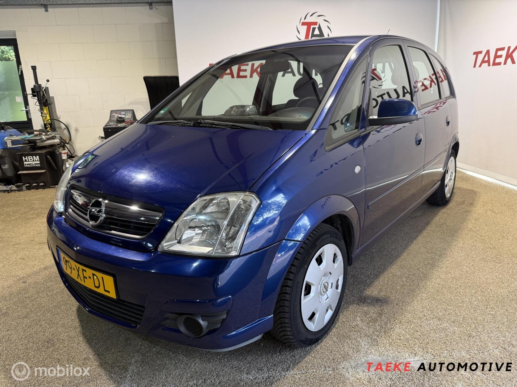 Opel Meriva 1.6-16V BusinessAUT/AIRCO/CRUIS/TREKHAAK/APK/NAP, Auto's, Automatische klimaatregeling, Gebruikt, 4 cilinders, Blauw