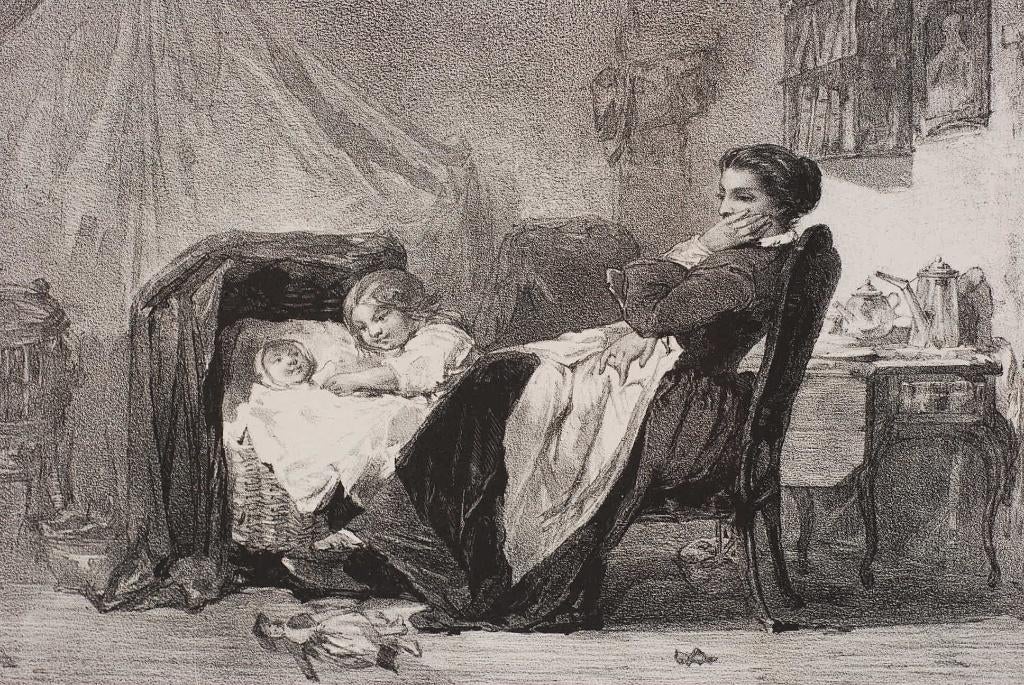 Moeder met twee kinderen - H.F.C. ten Kate (19e eeuw), Verzenden