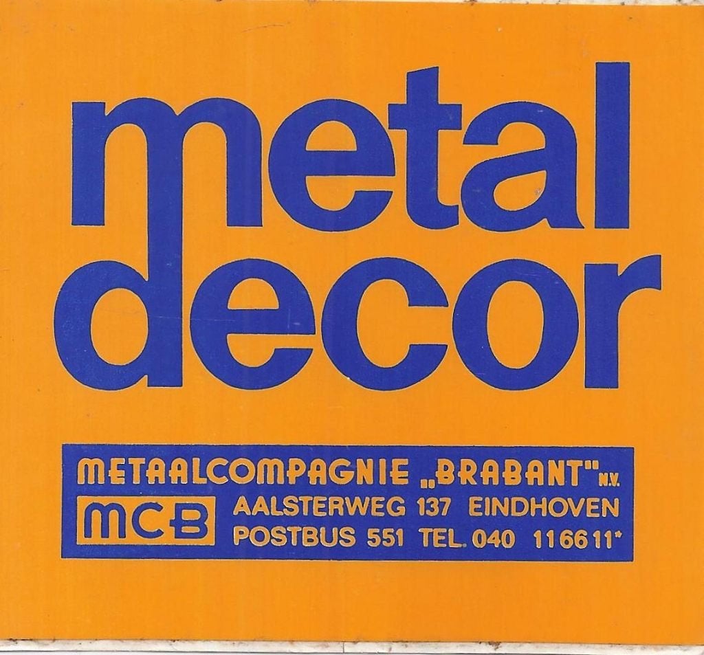 So295 sticker metaalcompagnie brabant eindhoven, Verzamelen, Ophalen of Verzenden, Zo goed als nieuw, Overige typen