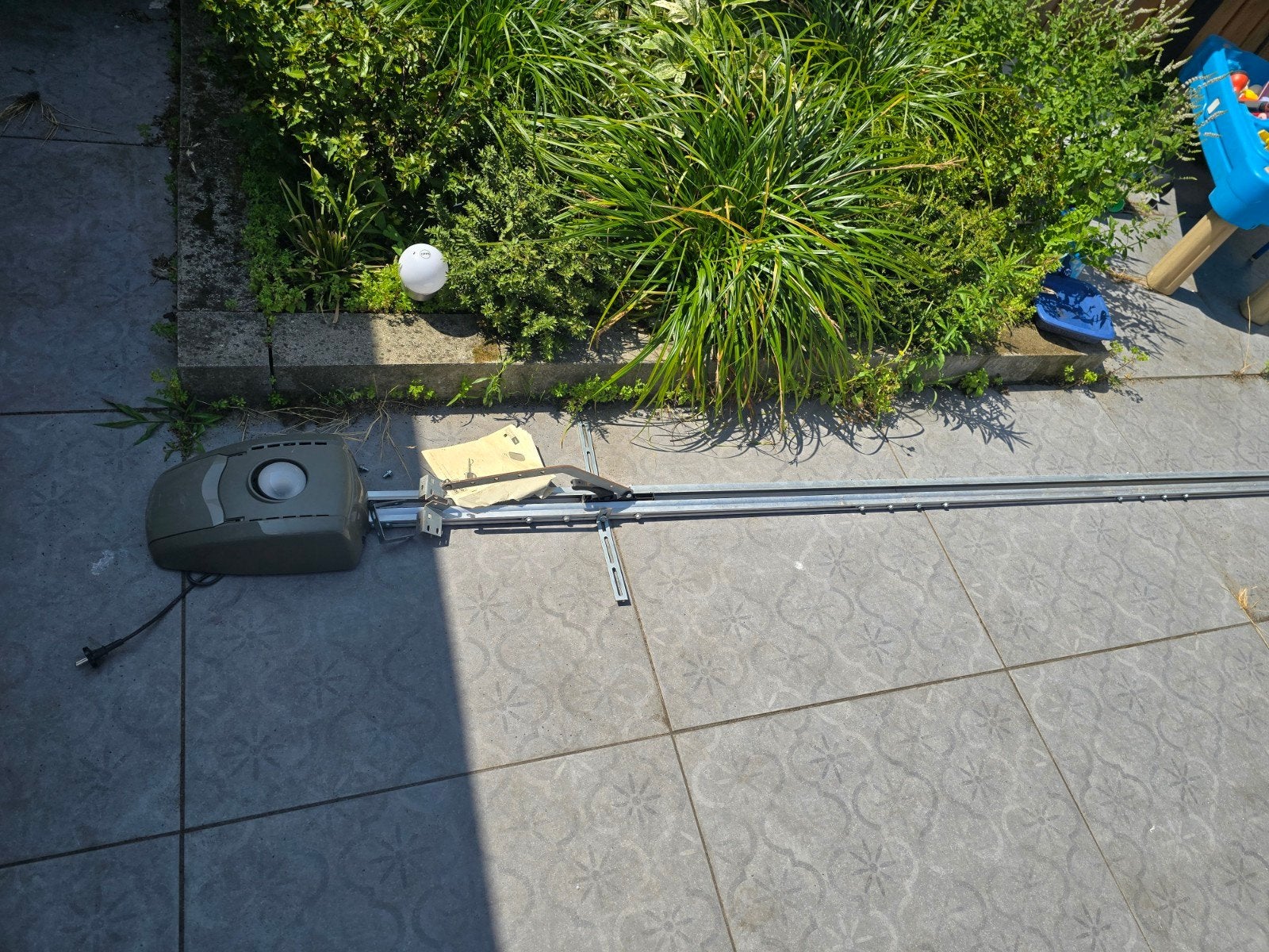 Garagedeur motor Somfy GDK 3000/4000 met afstandsbediening, Ophalen, Gebruikt, Garagedeur