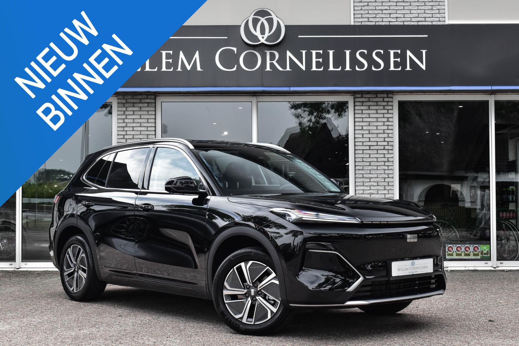 Geely Starray EM-i 1.5 Pro Leder 360 Camera Stuur- Stoelverw, Gebruikt, 4 cilinders, Zwart, Bedrijf