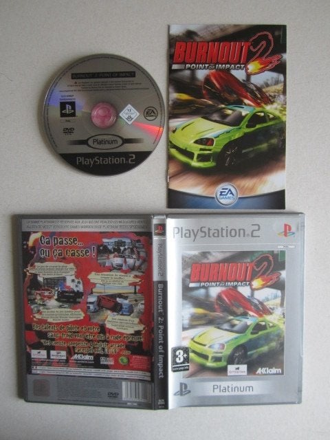 Burnout 2 PS2 Playstation 2 , 1 speler, Racen en Vliegen, Ophalen of Verzenden, Zo goed als nieuw