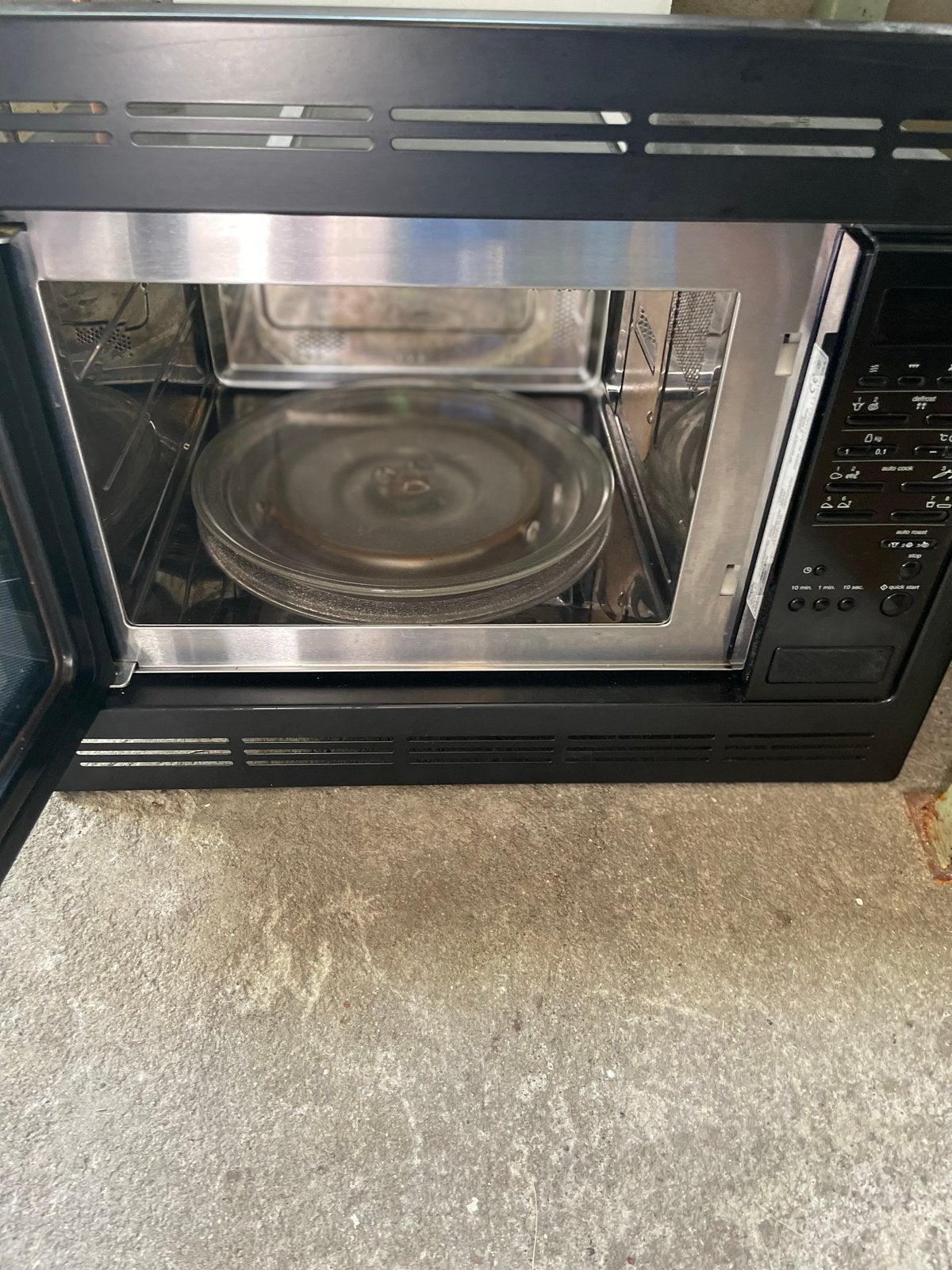 Pelgrim Inbouw Combimagnetron Oven Zwart, Witgoed en Apparatuur, Ophalen, Combimagnetron, Gebruikt, 60 cm of meer