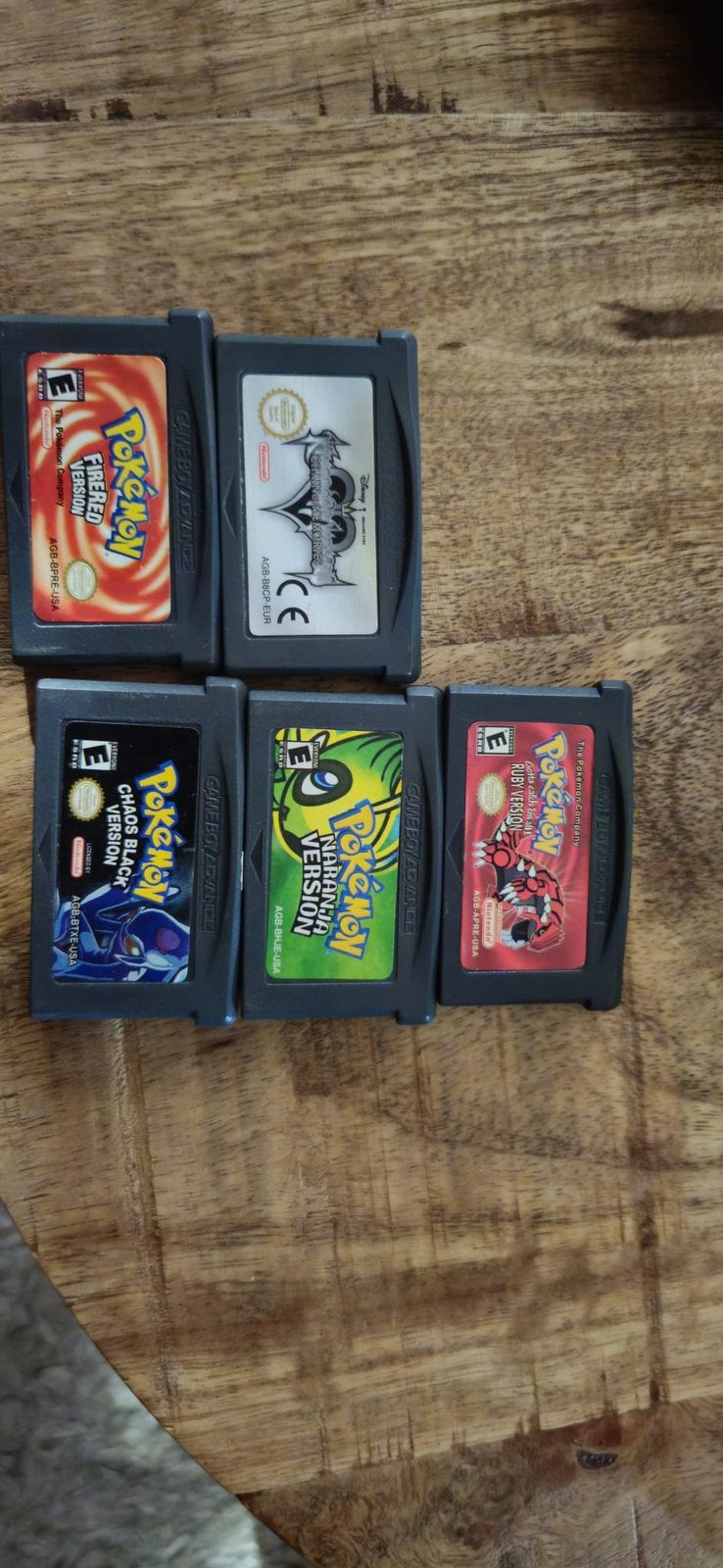 Originele kingdom hearts + 4 neppe / romhack pokemon spellen, Avontuur en Actie, Gebruikt, 1 speler, Ophalen of Verzenden