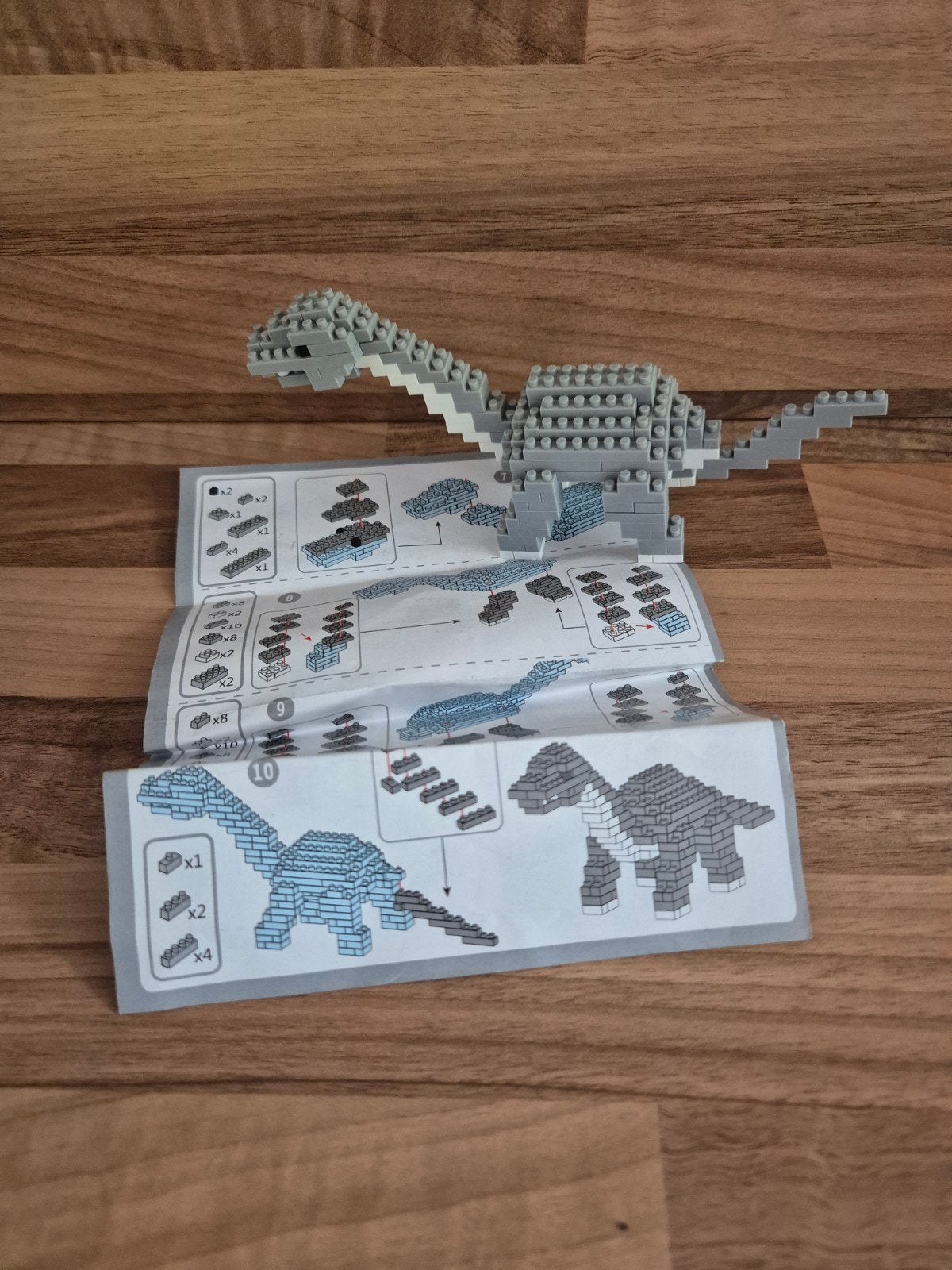 Mini bouwblokjes dinosaurus - Brachiosaurus - mini blocks, Kinderen en Baby's, Ophalen of Verzenden, Gebruikt, Overige merken