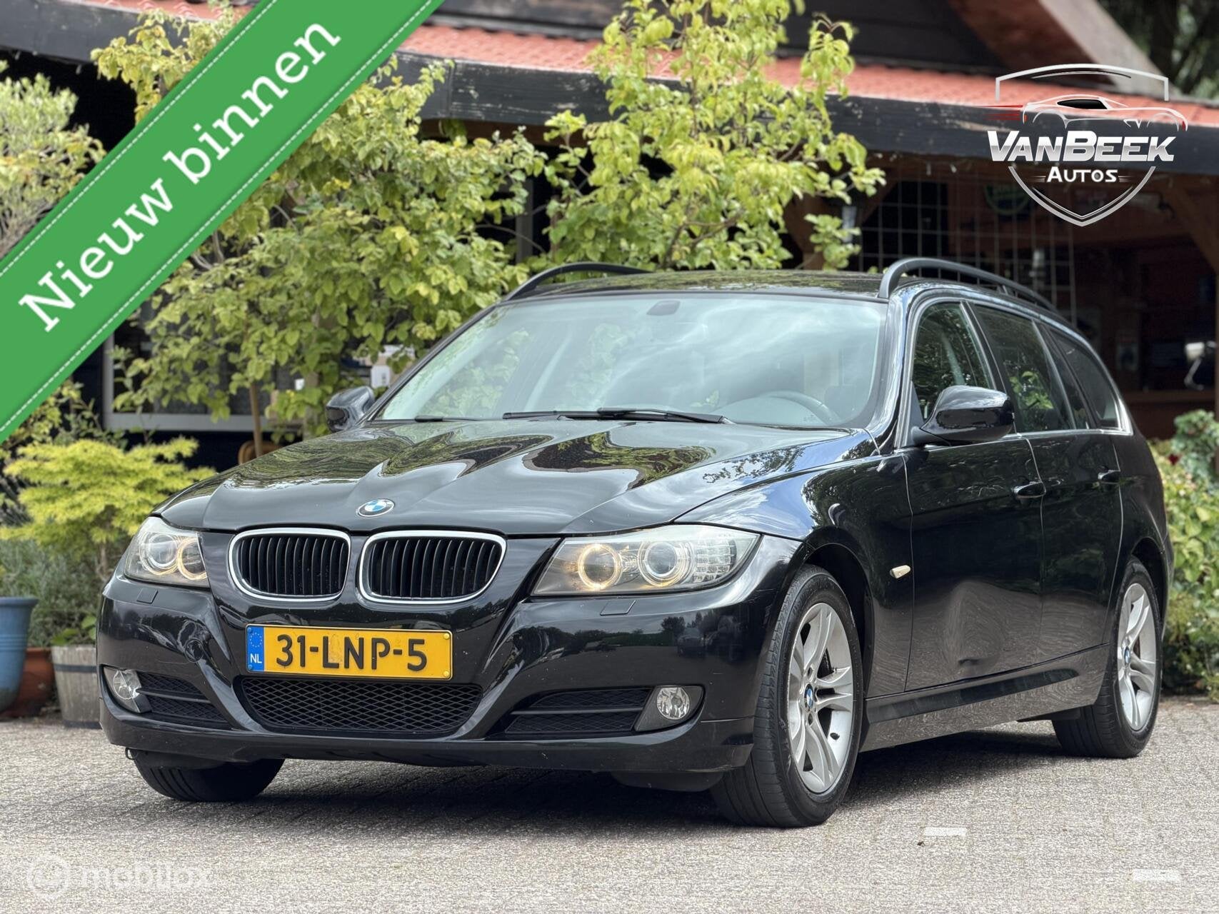 BMW 3-serie Touring 318i M-Pakket, Auto's, BMW, Euro 5, Achterwielaandrijving, Zwart, Origineel Nederlands