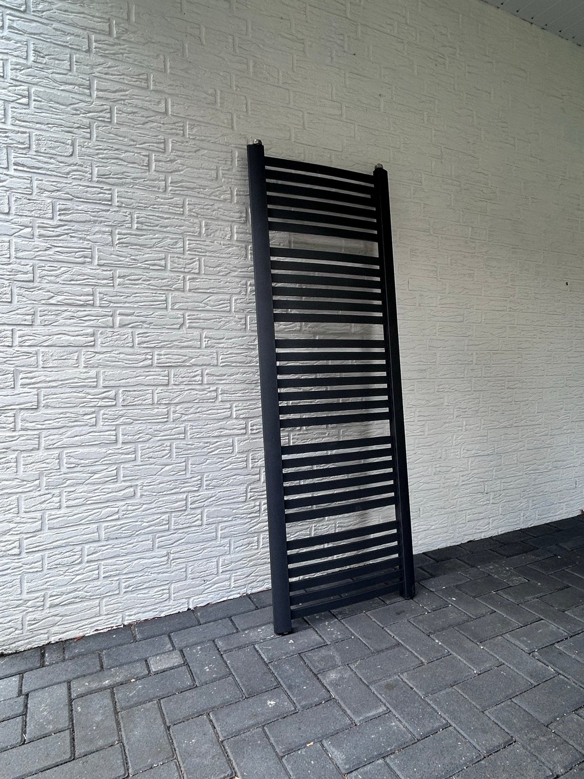 Antraciet (mat) handdoekradiator voor badkamer, Ophalen, Radiator, Minder dan 60 cm, Zo goed als nieuw
