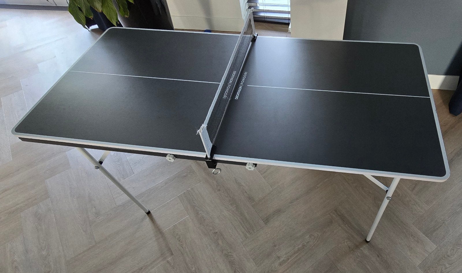 Decathlon Pongori Tafeltennistafel - Compact en Inklapbaar, Ophalen of Verzenden, Gebruikt, Tafel Indoor, Inklapbaar