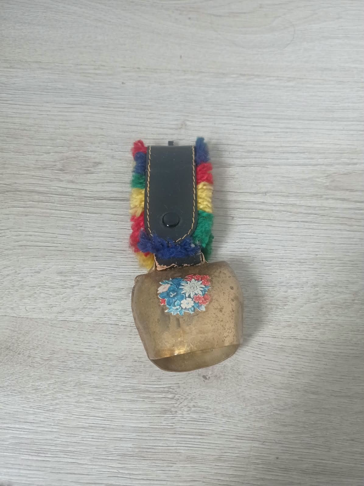 Vintage Alpen Koebel Souvenir met Leren Band en Franjes, Ophalen of Verzenden