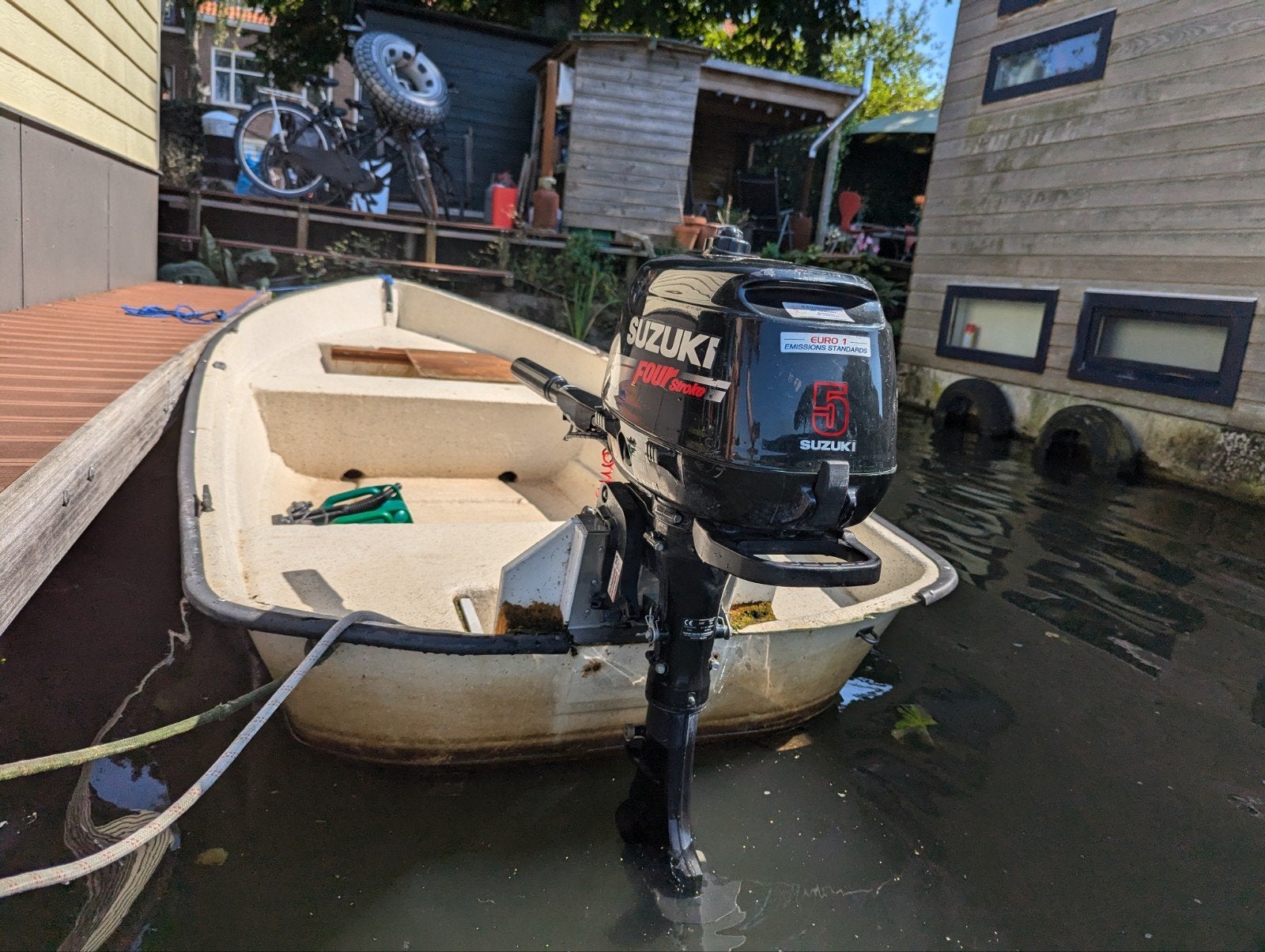 Suzuki 5pk 4takt motor, Watersport en Boten, Ophalen, Gebruikt, Motor en Techniek, Zeilboot of Motorboot