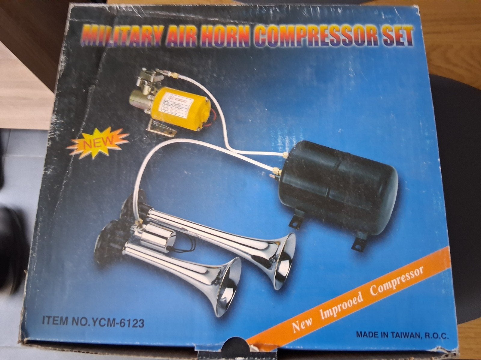 Military Air Horn met compressor 170 decibel, Ophalen of Verzenden, Nieuw