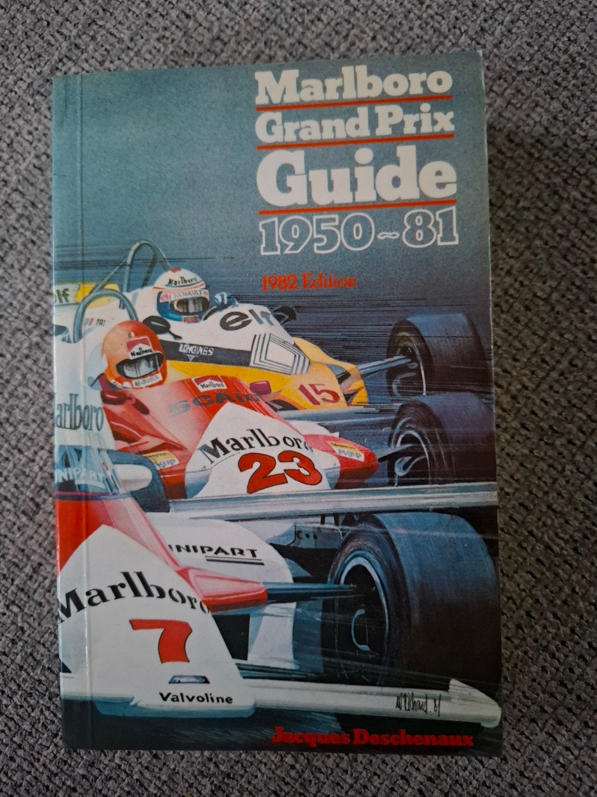 Marlboro Grand Prix Guide 1950-81 (1982 Editie), Ophalen of Verzenden, Gelezen, Algemeen, Jacques Deschenaux