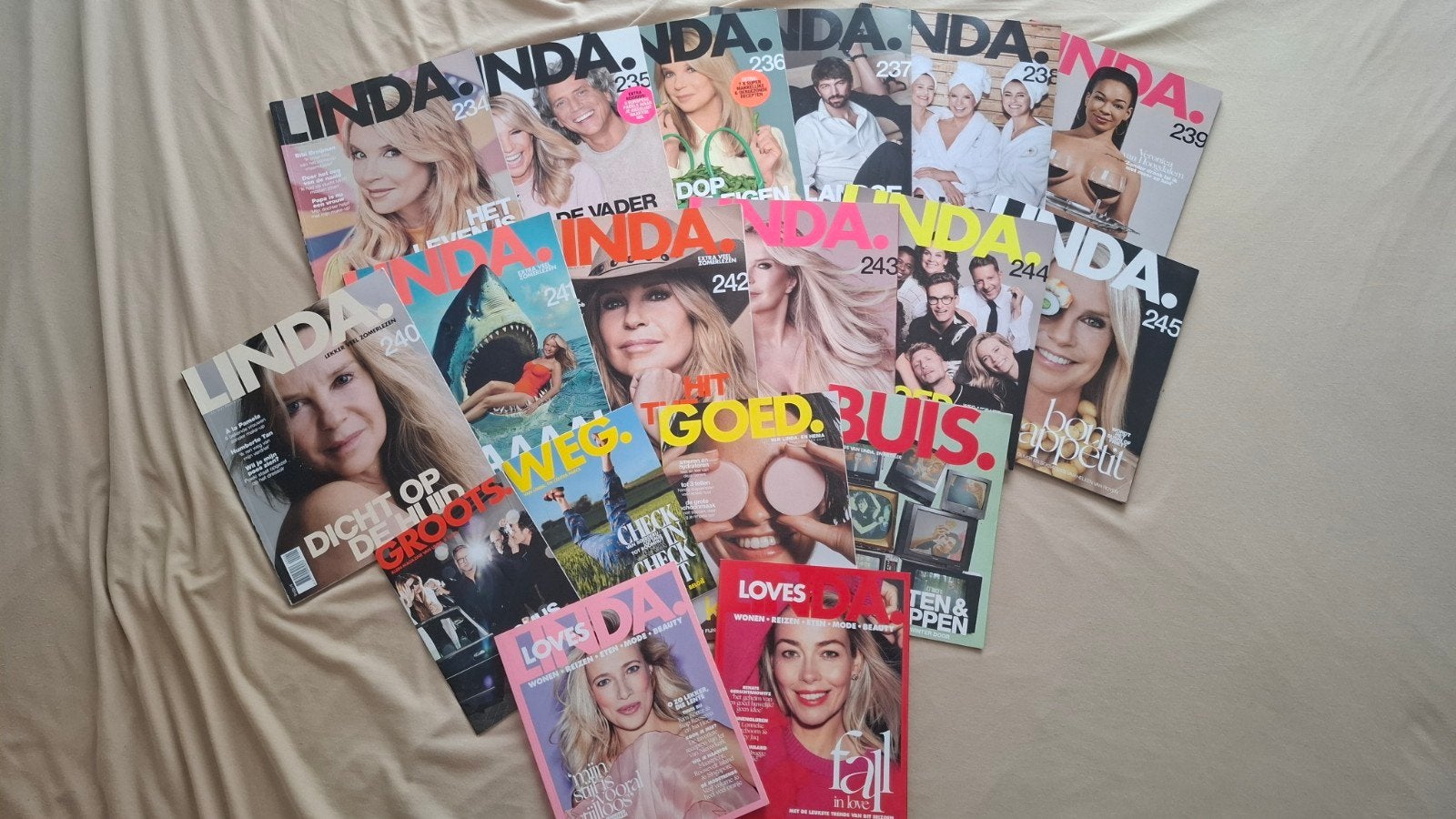 LINDA. magazines jaargang 2024 - Diverse edities, Ophalen, Gelezen, Damesbladen