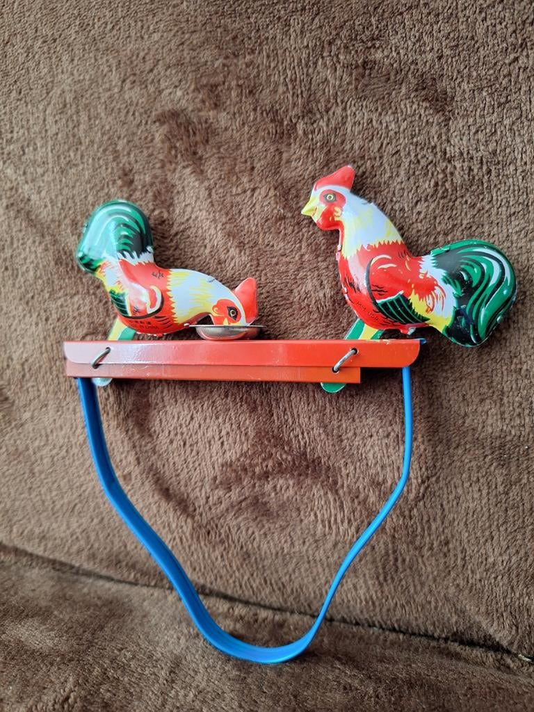 Beweegbare blikken kippen, Antiek en Kunst, Ophalen of Verzenden