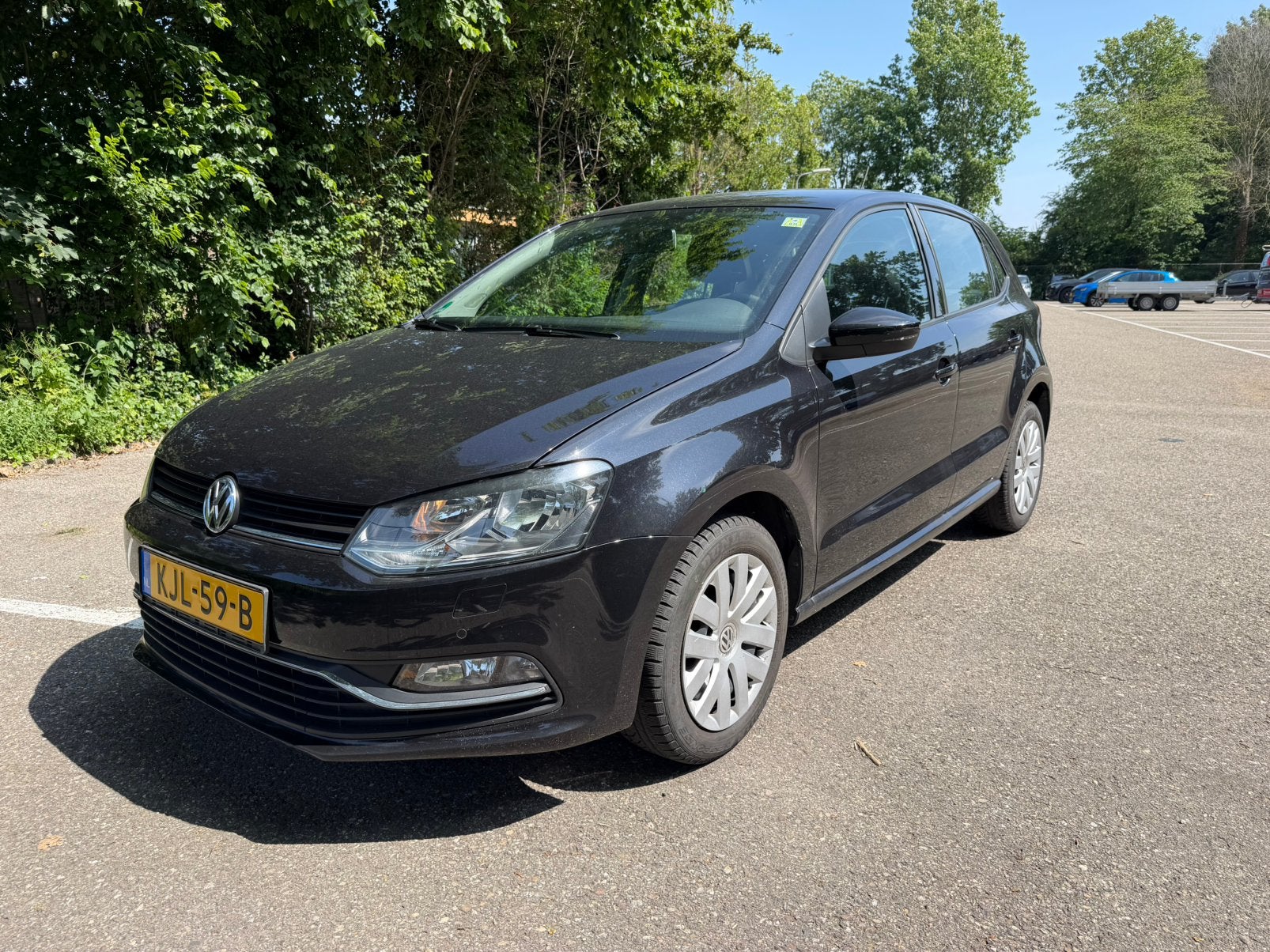 Volkswagen Polo 1.2 TSI - Automaat - Motor en bak topstaat, 4 cilinders, 1039 kg, Zwart, Bedrijf