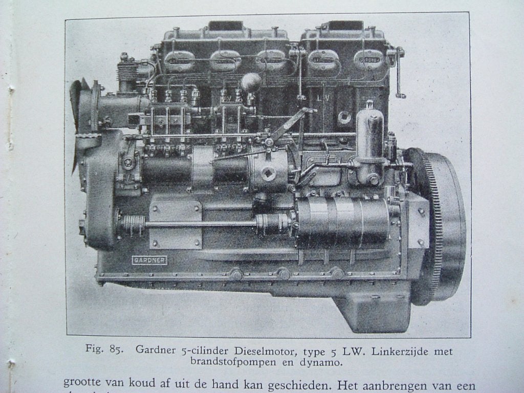 Dieselmotoren voor automobielen - 1938, Boeken, Techniek, Gelezen, Autotechniek, J. Terwiel, Ophalen of Verzenden