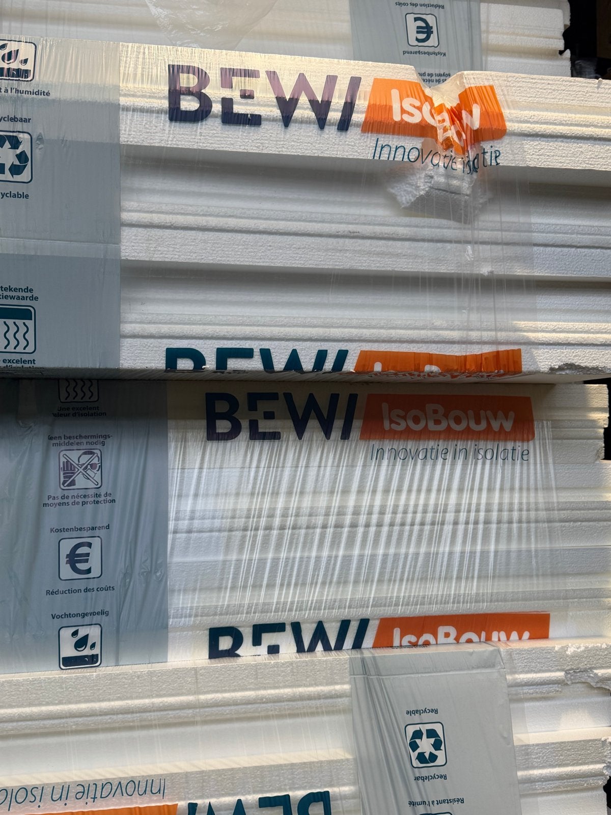 BEWI IsoBouw Isolatieplaten - Piepschuim (Tempex), Ophalen, 12 cm of meer, Nieuw, 15 m² of meer