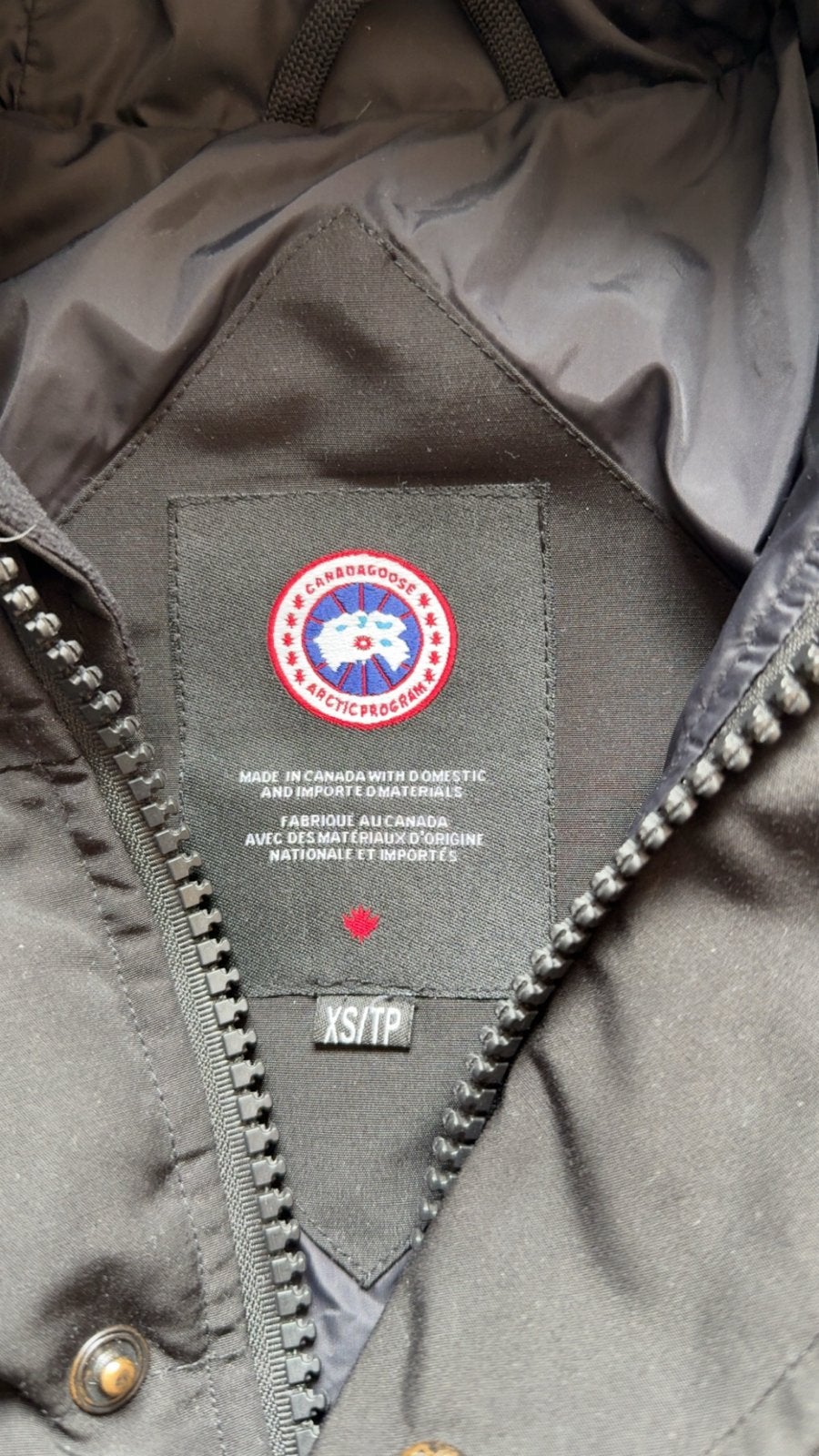 Canada goose Macmillan Parka XS, Verzenden, Zo goed als nieuw, Overige maten, Zwart