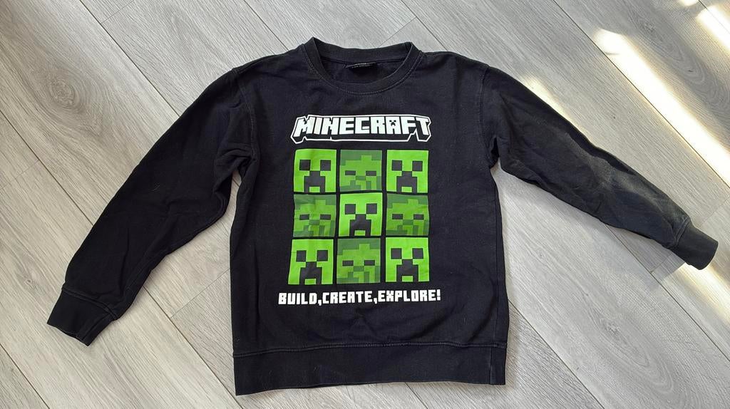 Minecraft sweater maat 134/140, Ophalen of Verzenden, Gebruikt, Jongen, Trui of Vest