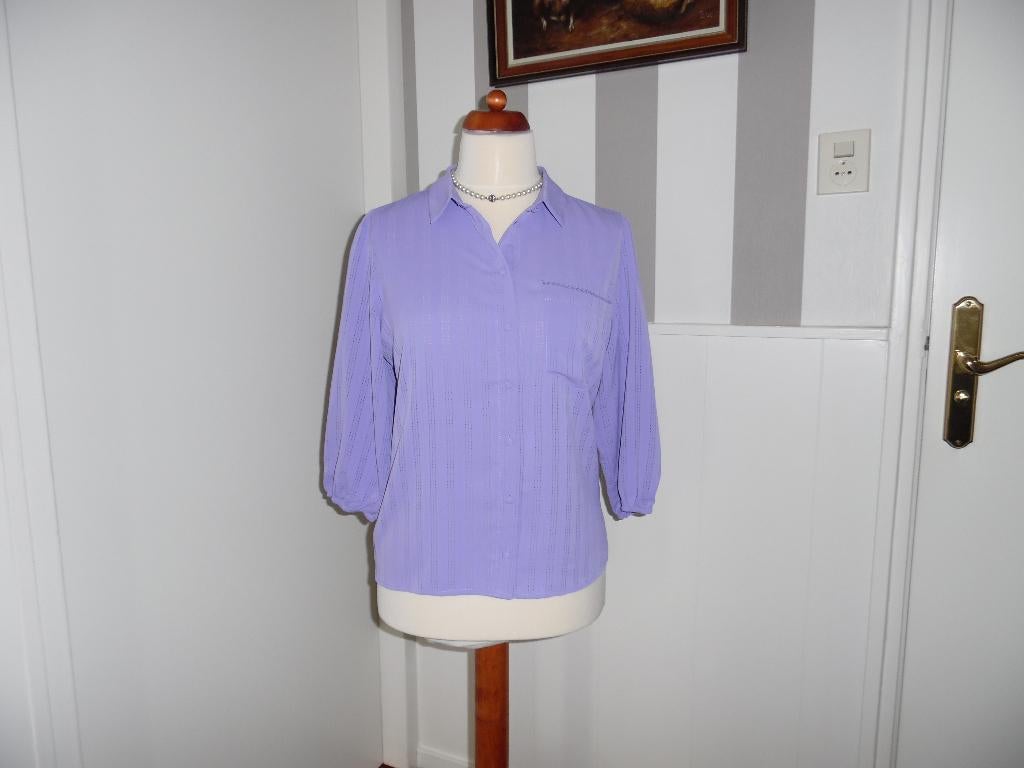 Mooie blouse van Lofty Manner maat L, Kleding | Dames, Lofty Manner, Paars, Maat 42/44 (L), Ophalen of Verzenden