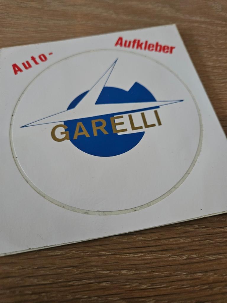 Garelli Auto sticker, Ophalen of Verzenden, Zo goed als nieuw