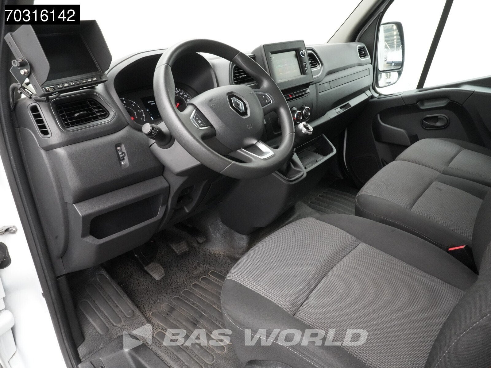 Renault Master 145PK Lowliner Bakwagen LED Navi Airco Cruise, 145 pk, Stof, Gebruikt, Euro 6