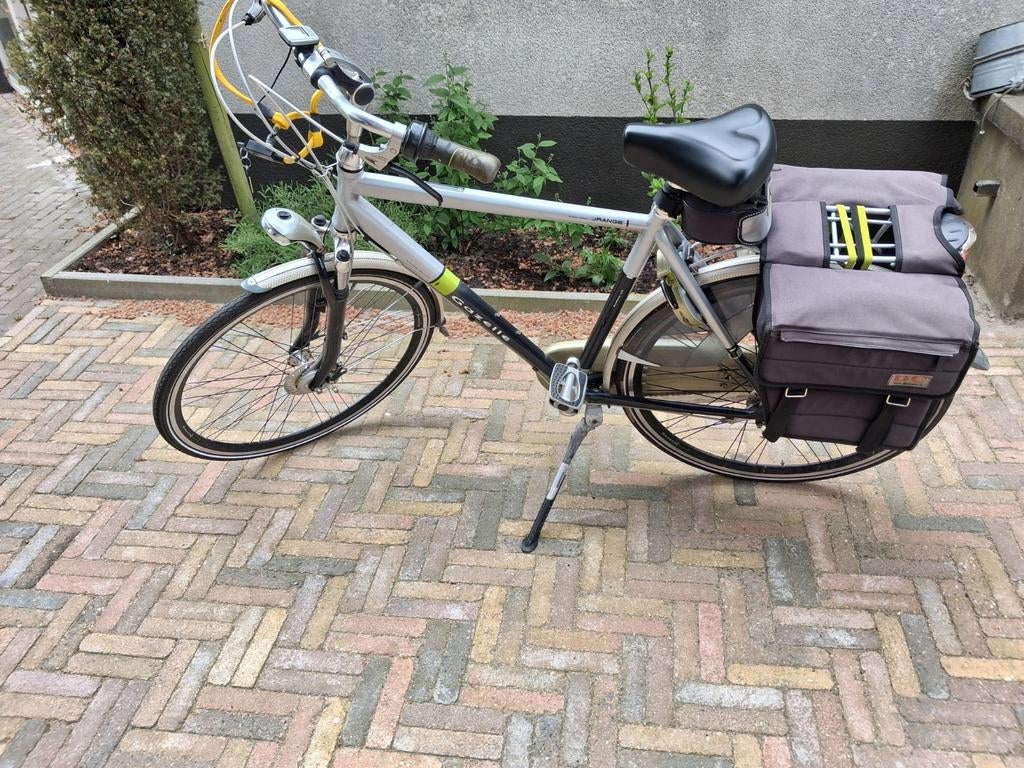Gazelle Orange stadsfiets, Fietsen en Brommers, Fietsen | Heren | Herenfietsen, Ophalen, Gebruikt, Versnellingen, Schijfrem
