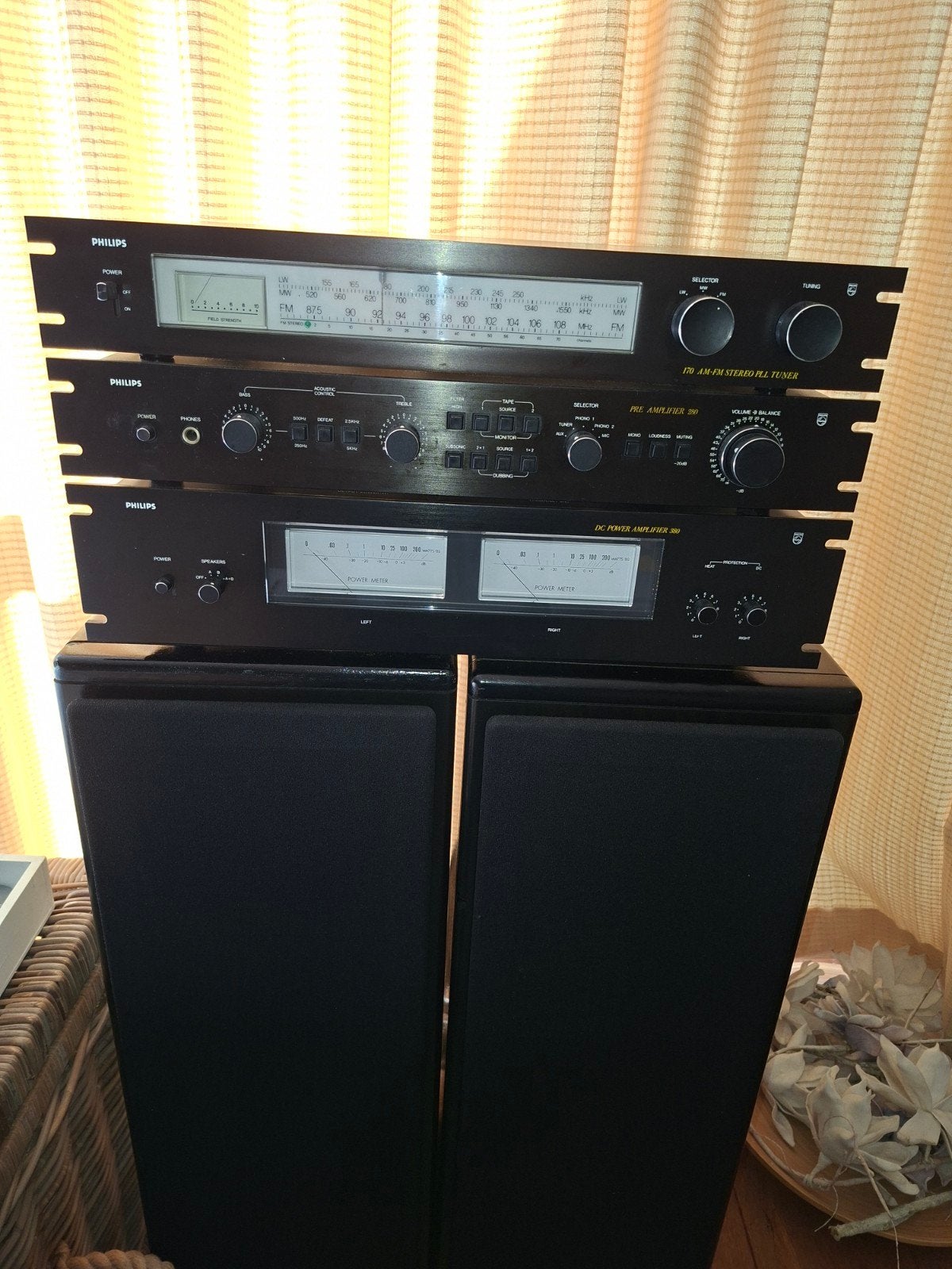 Philips Set: Tuner, Voorversterker, Eindversterker & Spe, Ophalen, Philips, Gebruikt, Losse componenten
