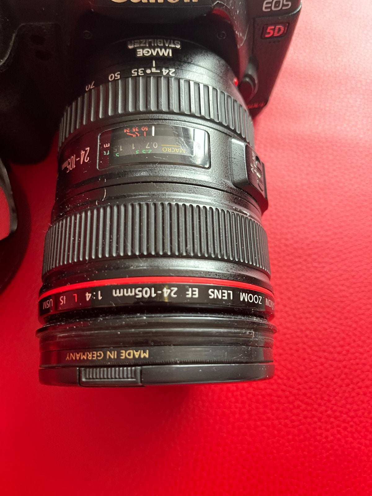 Canon EOS 5D Mark II met EF 24-105mm f/4 L IS USM lens, Gebruikt, Spiegelreflex, Canon, Beeldstabilisatie