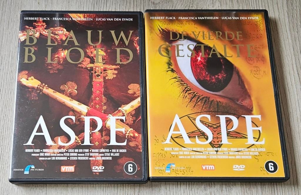 Aspe: Blauw Bloed & De Vierde Gestalte DVD Boxset, Boxset, Drama, Ophalen of Verzenden, Zo goed als nieuw