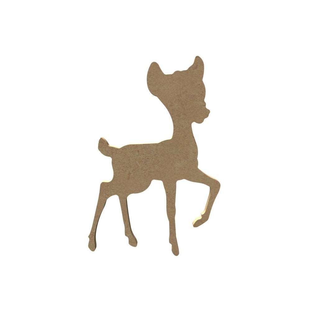 Gomille MDF hertje Bambi 9 x 14,5 cm dikte 5 mm, ., Dieren, Nieuw, Ophalen of Verzenden