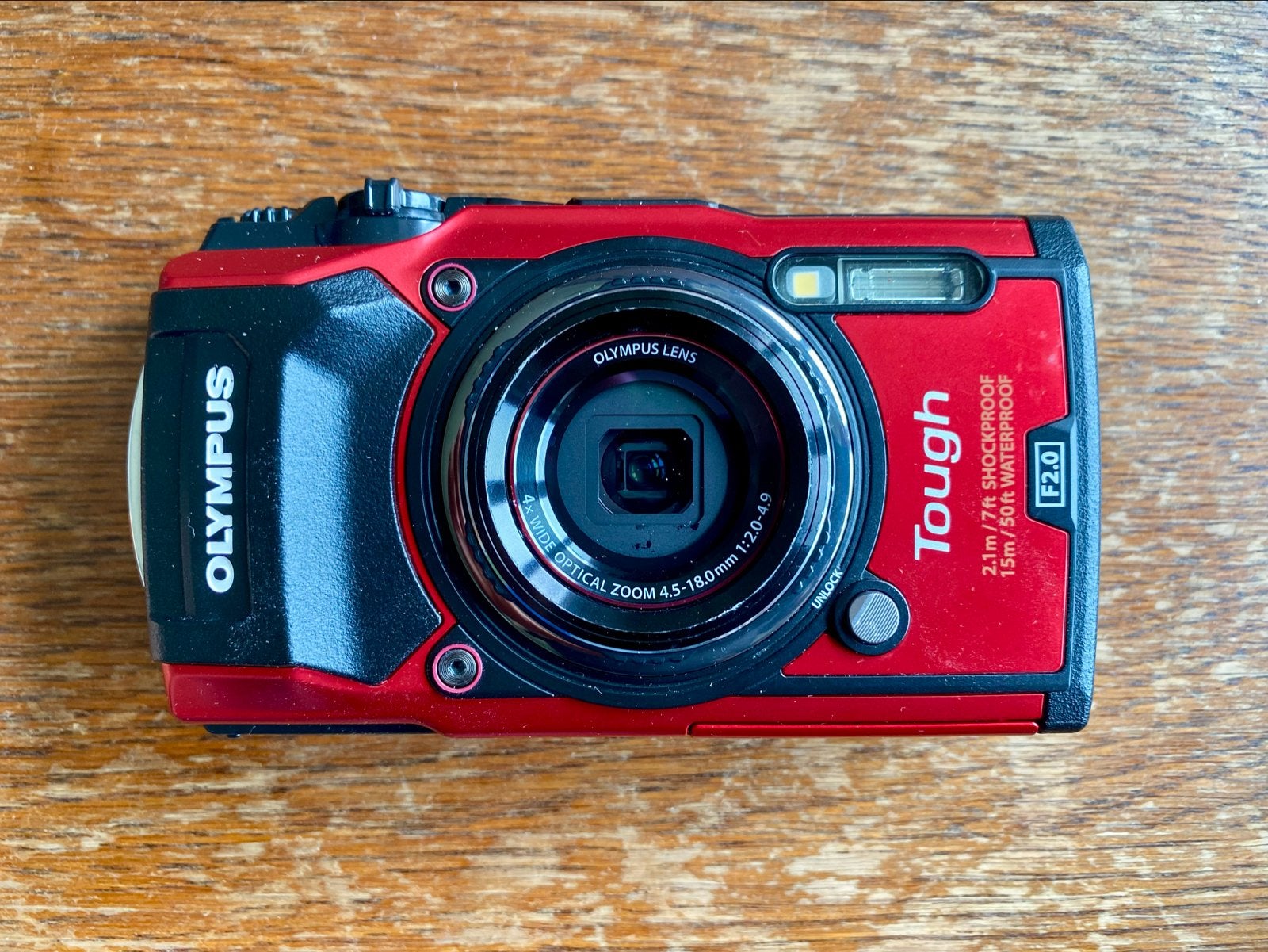 Olympus Tough TG-5, DEFECT!!!, Ophalen of Verzenden, Olympus, Compactcamera, WiFi